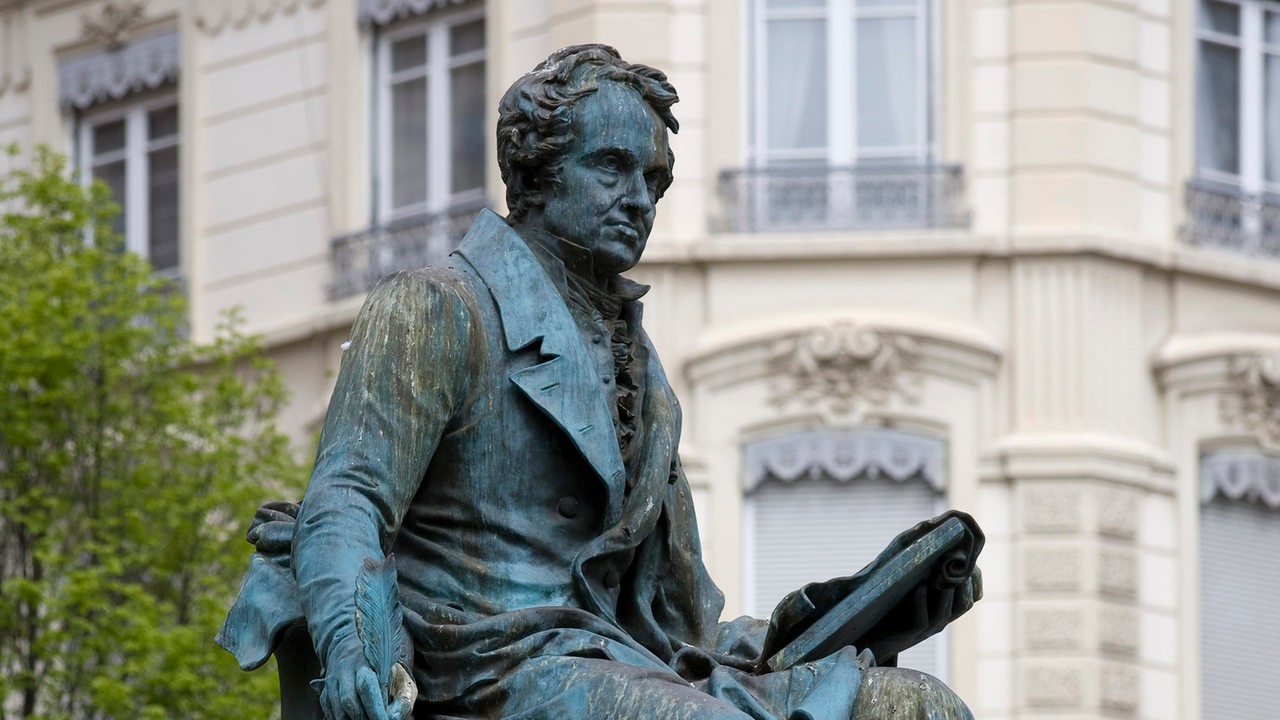 Denkmal für Andre-Marie Ampere in Lyon