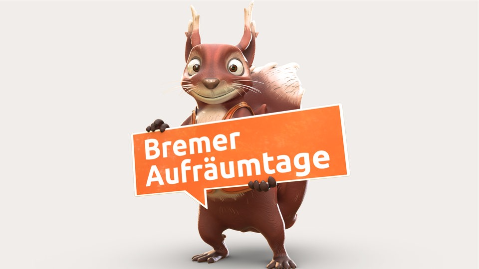 Das Maskottchen der Bremer Aufräumtage