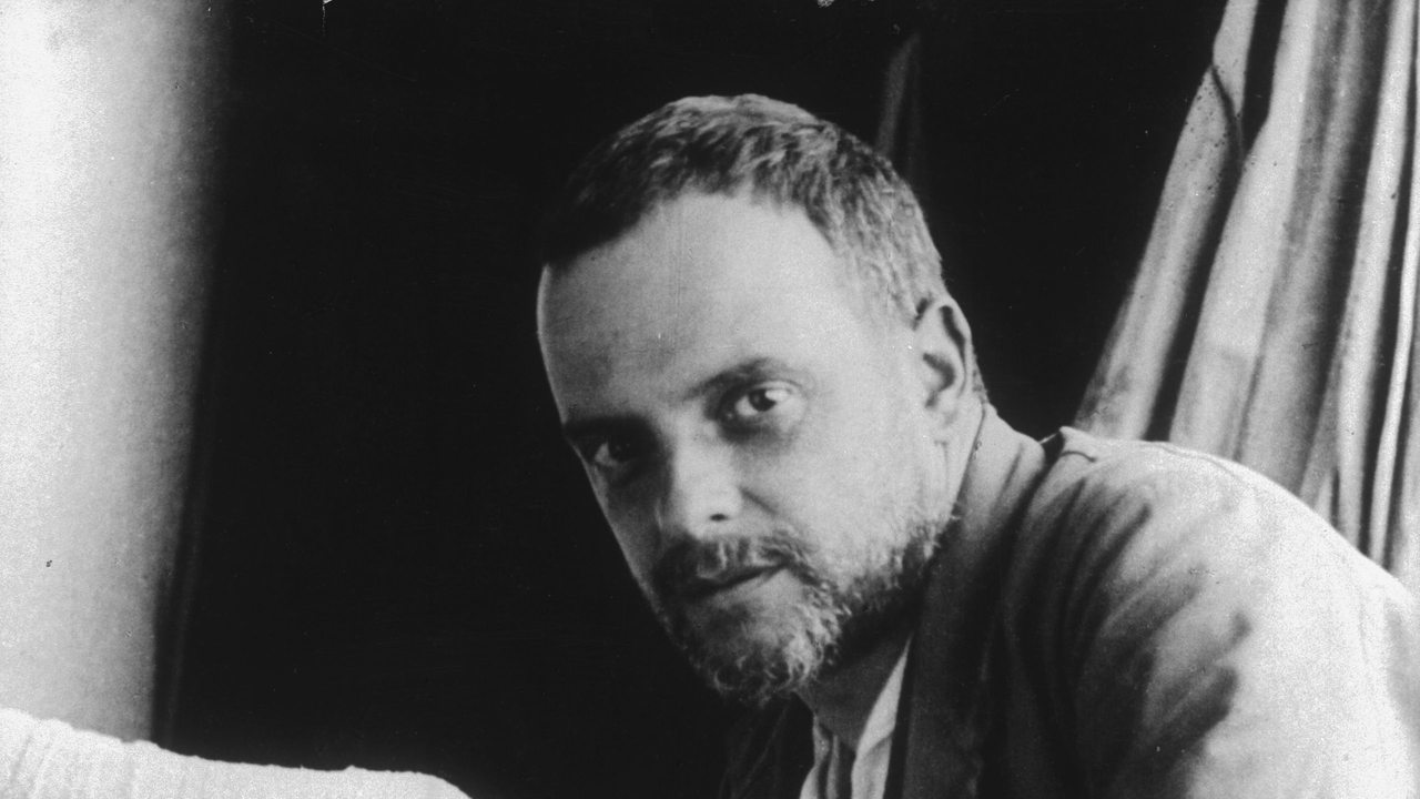 Paul Klee 1921 in seinem Atelier (Archivbild)