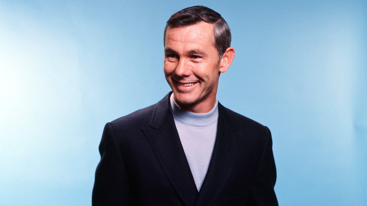 Der US-Showmaster Johnny Carson in den 60ern