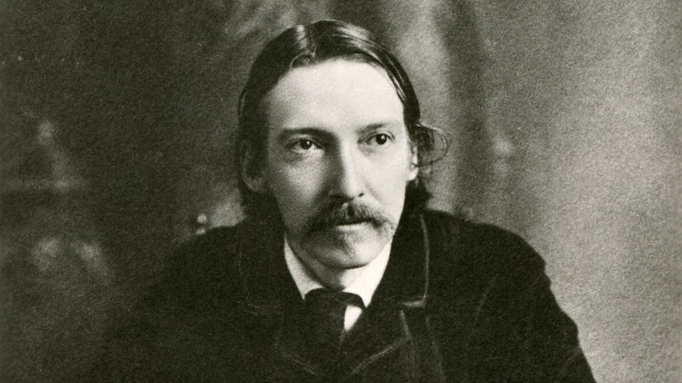 Der schottische Schriftsteller Robert Louis Stevenson