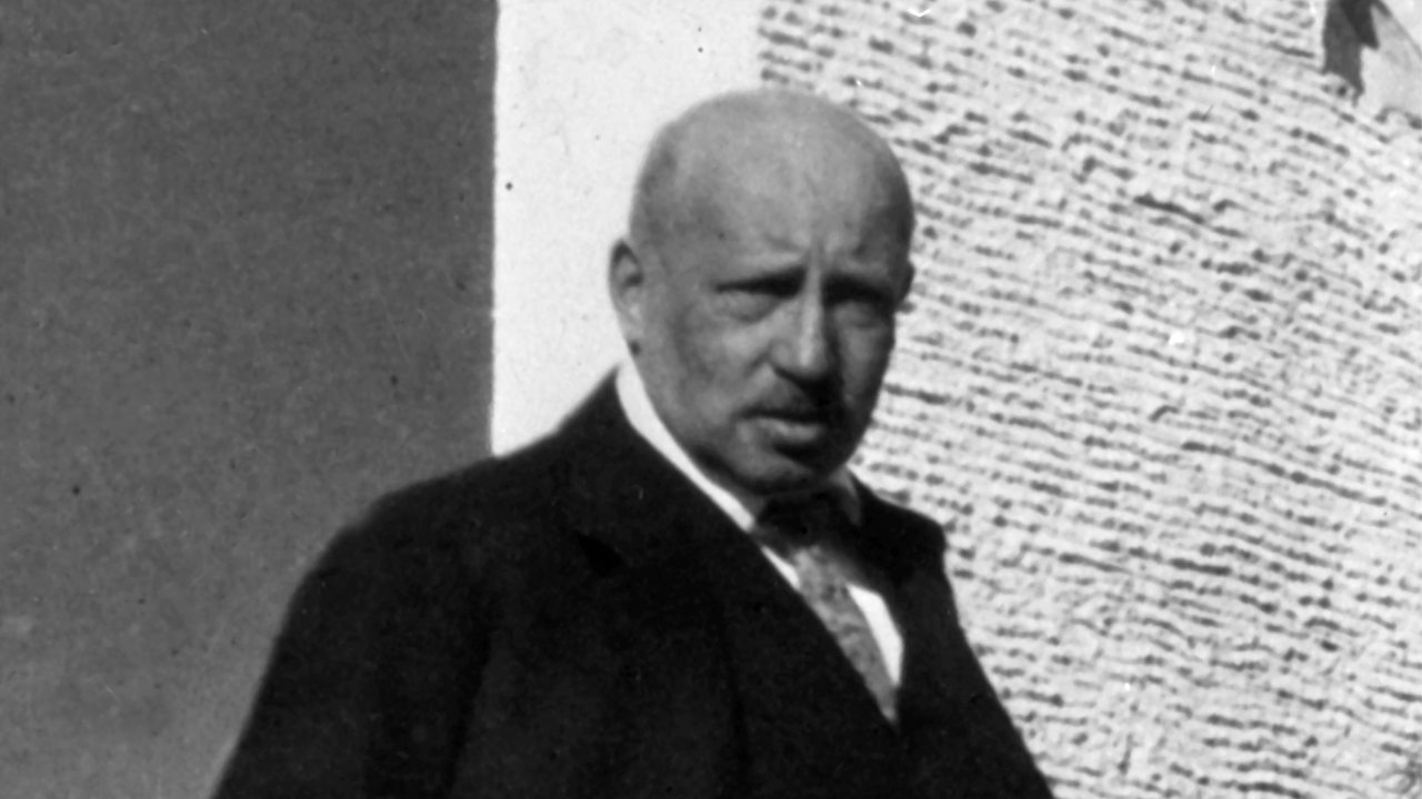 Der Verleger Samuel Fischer im Jahre 1915