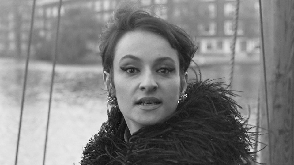 Die französische Sängerin "Barbara" 1965.