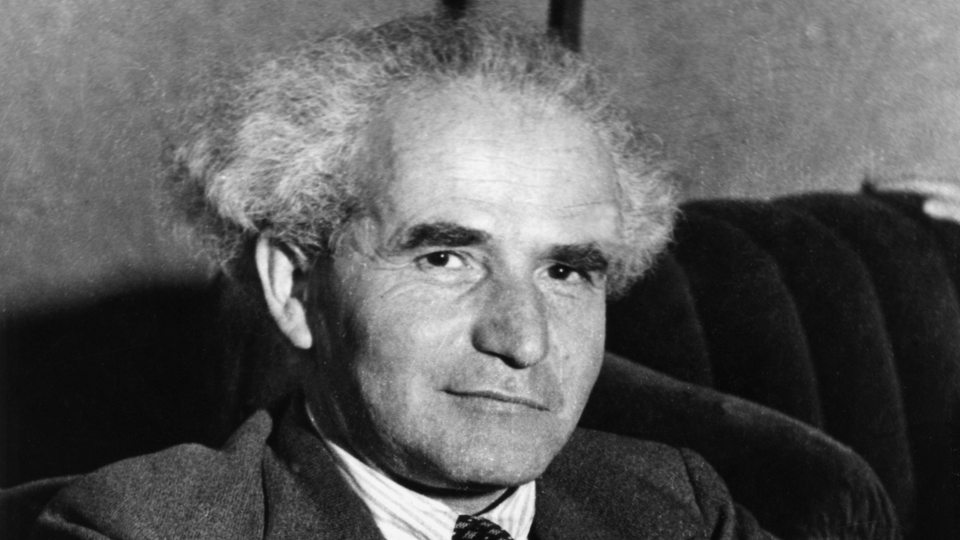 Porträt von David Ben-Gurion um 1950