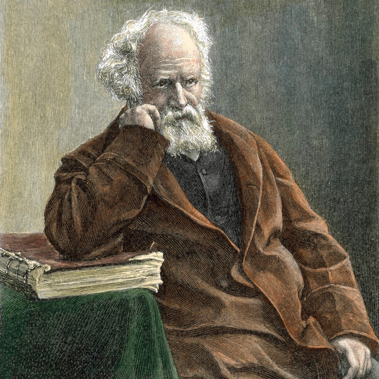 Der Holzstich von 1893 zeigt den Astrophysiker Jules Janssen